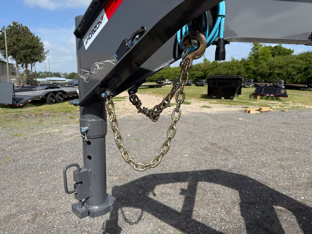 24' Horizon HET Gooseneck Equipment Tilt Trailer Drive Over Fenders - (2) 10K Axles - Equipment Tilt - TrailerSwap