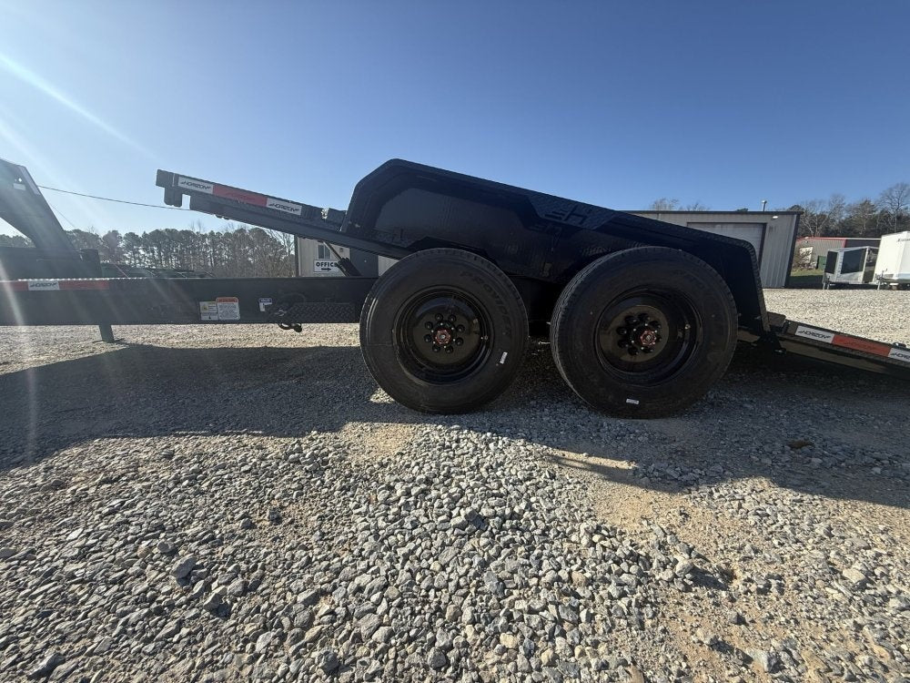 24' Horizon HET Gooseneck Equipment Tilt Trailer Drive Over Fenders - (2) 10K Axles - Equipment Tilt - TrailerSwap