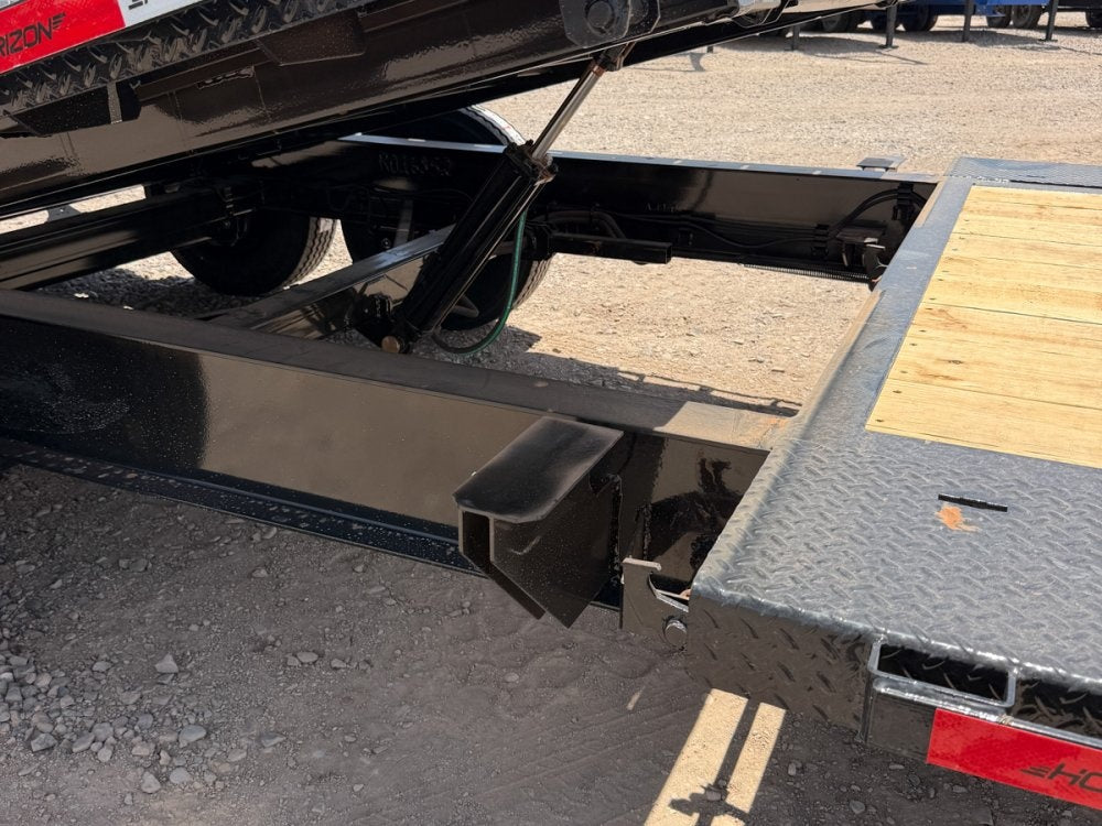 24' Horizon HET Gooseneck Equipment Tilt Trailer Drive Over Fenders - (2) 10K Axles - Equipment Tilt - TrailerSwap