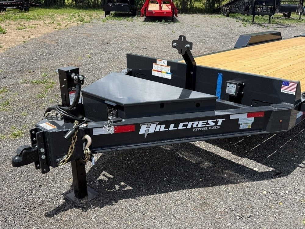 24' I-Beam Equipment Trailer Mega Ramps BP - 8k Axles - 17.6k - Equipment Trailers - TrailerSwap