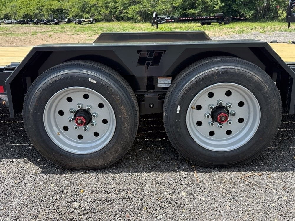 24' I-Beam Equipment Trailer Mega Ramps BP - 8k Axles - 17.6k - Equipment Trailers - Deckover Trailers - TrailerSwap