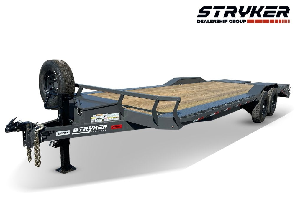 24' Stryker SET Bumper Pull Equipment Trailer DOF - (2) 7K Axles - Low Profile Equipment Trailers - TrailerSwap