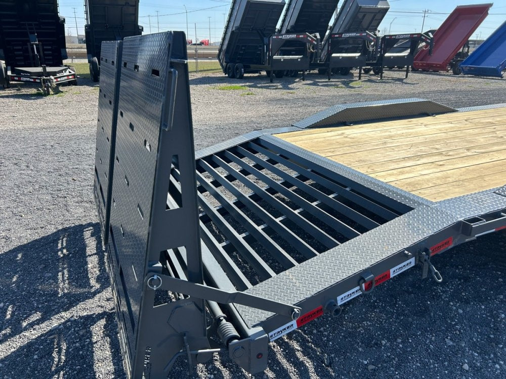 24' Stryker SET Bumper Pull Equipment Trailer DOF - (2) 7K Axles - Low Profile Equipment Trailers - TrailerSwap
