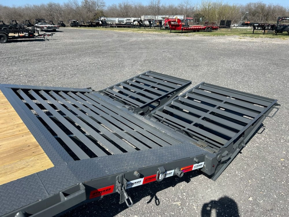 24' Stryker SET Bumper Pull Equipment Trailer DOF - (2) 7K Axles - Low Profile Equipment Trailers - TrailerSwap
