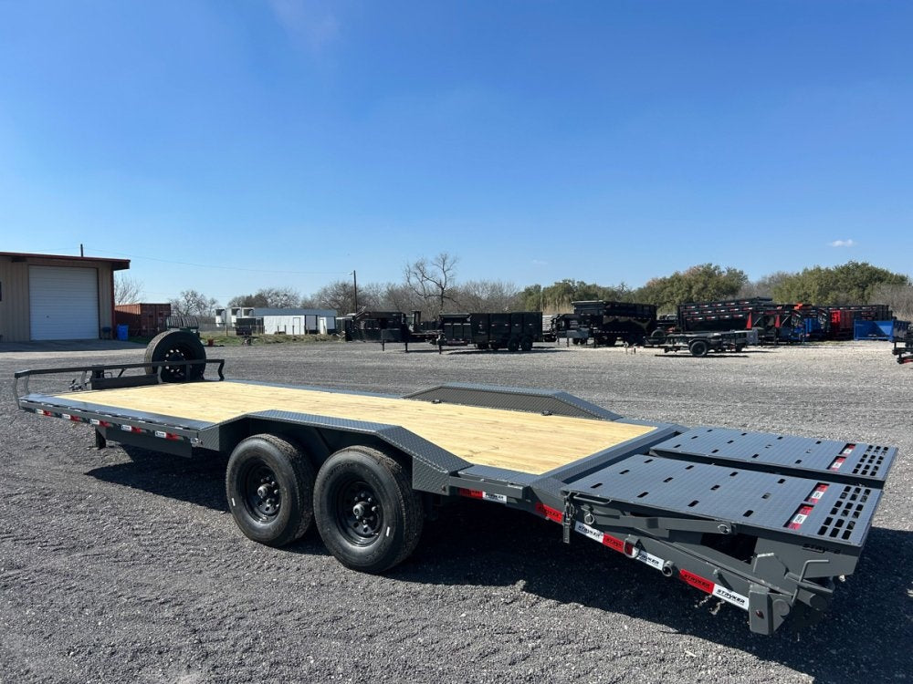 24' Stryker SET Bumper Pull Equipment Trailer DOF - (2) 7K Axles - Low Profile Equipment Trailers - TrailerSwap