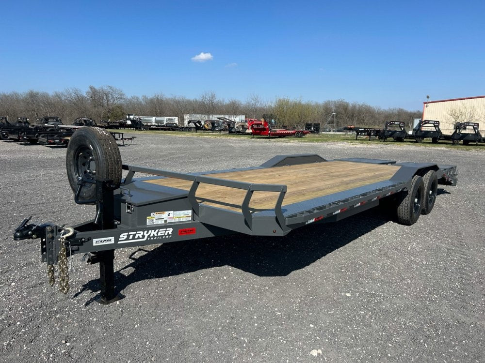 24' Stryker SET Bumper Pull Equipment Trailer DOF - (2) 7K Axles - Low Profile Equipment Trailers - TrailerSwap