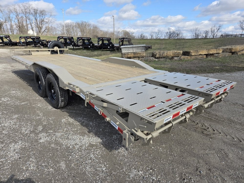 24' Stryker SET Bumper Pull Equipment Trailer DOF - (2) 7K Axles - Low Profile Equipment Trailers - TrailerSwap
