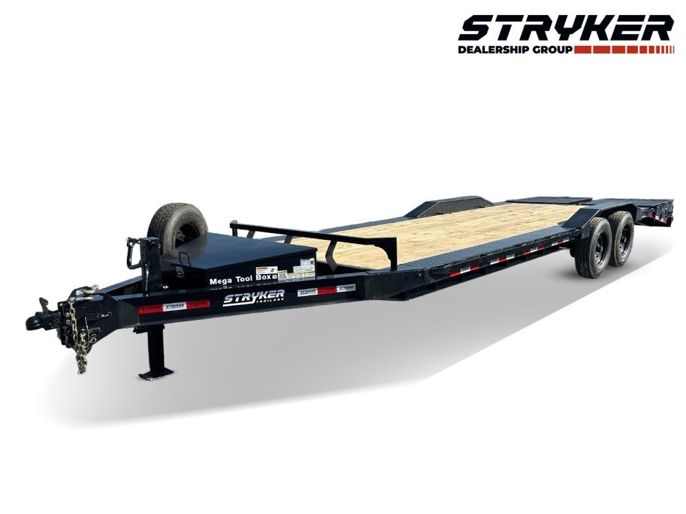 24' Stryker SET Bumper Pull Equipment Trailer DOF - (2) 8K Axles - Low Profile Equipment Trailers - TrailerSwap