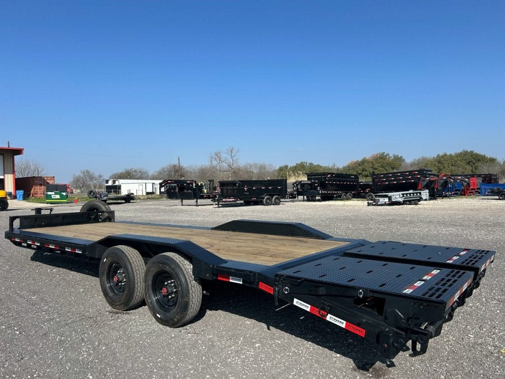 24' Stryker SET Bumper Pull Equipment Trailer DOF - (2) 8K Axles - Low Profile Equipment Trailers - TrailerSwap