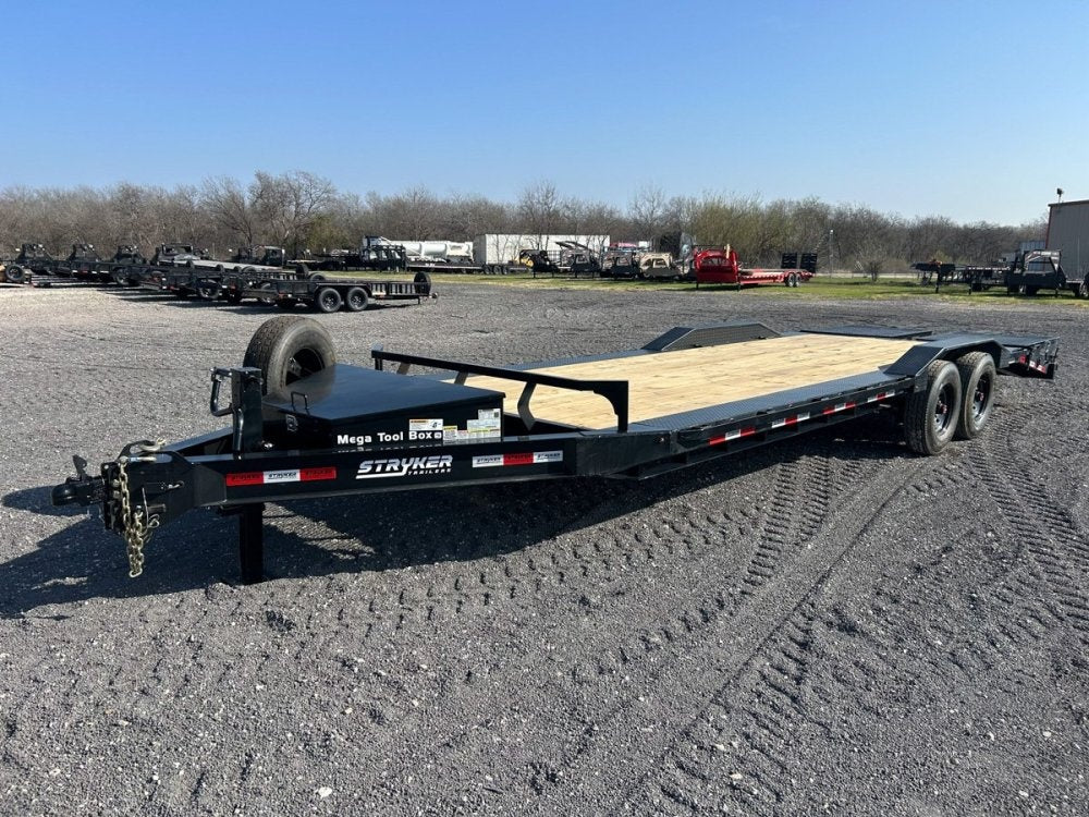24' Stryker SET Bumper Pull Equipment Trailer DOF - (2) 8K Axles - Low Profile Equipment Trailers - TrailerSwap