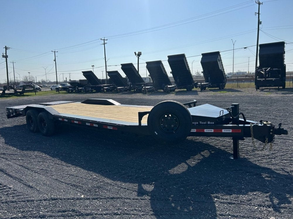 24' Stryker SET Bumper Pull Equipment Trailer DOF - (2) 8K Axles - Low Profile Equipment Trailers - TrailerSwap