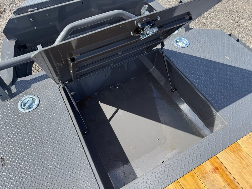 24' Tilt Equipment Trailer Bumper Pull 102" Wide (2) 10K Axles - Equipment Tilt - TrailerSwap