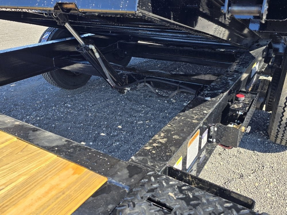 24' Tilt Equipment Trailer Bumper Pull 102" Wide (2) 10K Axles - Equipment Tilt - TrailerSwap