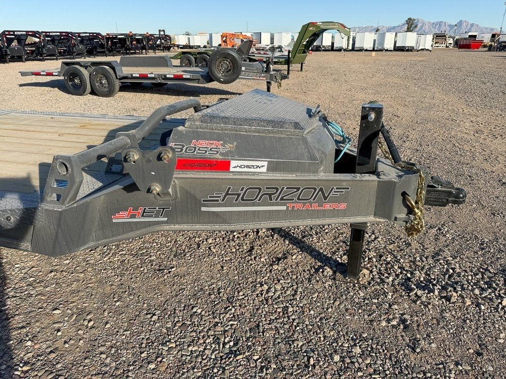 24' Tilt Equipment Trailer Bumper Pull 102" Wide (2) 10K Axles - Equipment Tilt - TrailerSwap