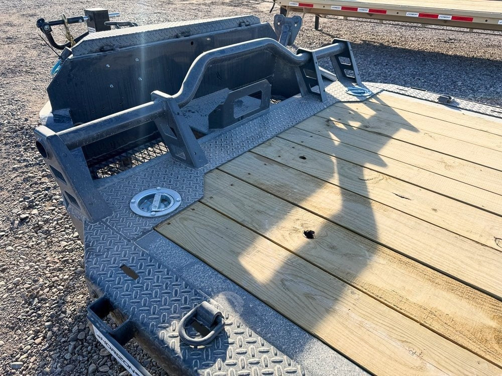 24' Tilt Equipment Trailer Bumper Pull 102" Wide (2) 10K Axles - Equipment Tilt - TrailerSwap