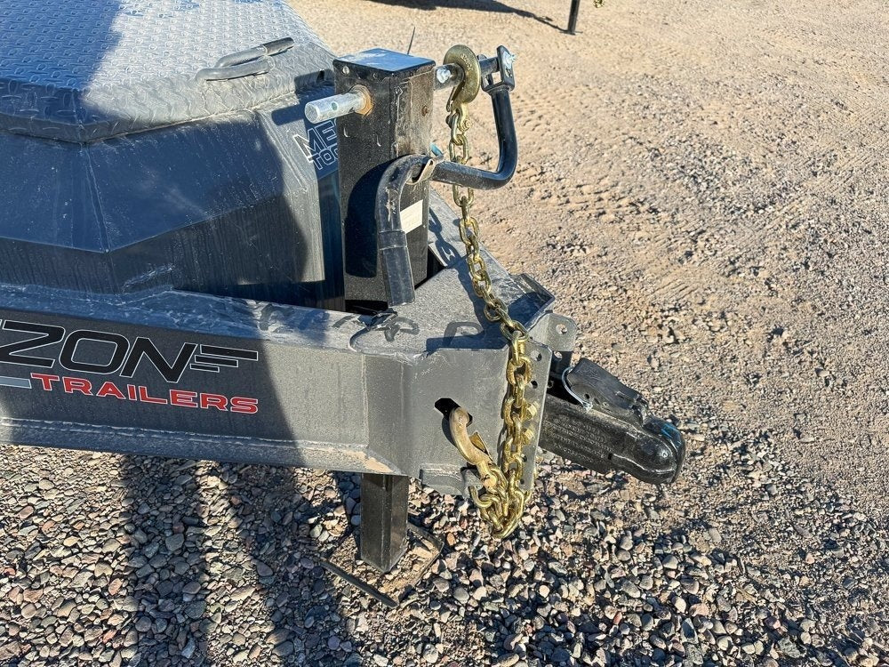 24' Tilt Equipment Trailer Bumper Pull 102" Wide (2) 10K Axles - Equipment Tilt - TrailerSwap