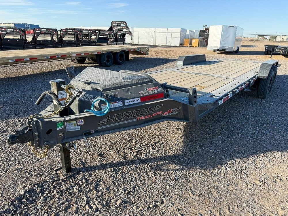 24' Tilt Equipment Trailer Bumper Pull 102" Wide (2) 10K Axles - Equipment Tilt - TrailerSwap