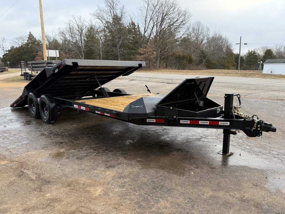 24' Tilt Trailer Drive Over Fenders, 8K Axles - Tilt Trailers - TrailerSwap