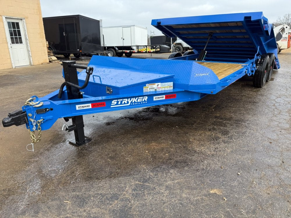 24' Tilt Trailer Drive Over Fenders, 8K Axles - Tilt Trailers - Stryker Dealership Group