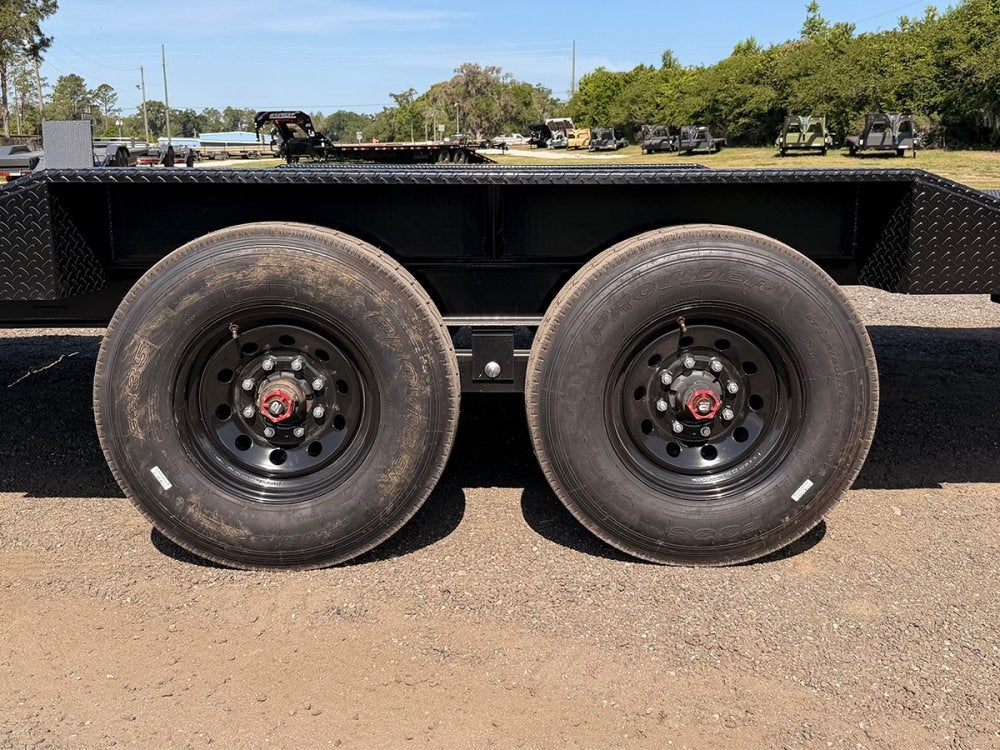 24' Tilt Trailer Drive Over Fenders, Steel Floor, 8K Axles - Equipment Tilt - TrailerSwap
