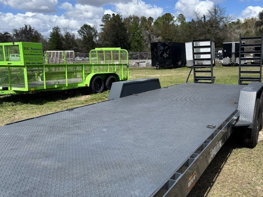 24' x 83" Covered Wagon Equipment Trailers - Low Profile Equipment Trailers - TrailerSwap