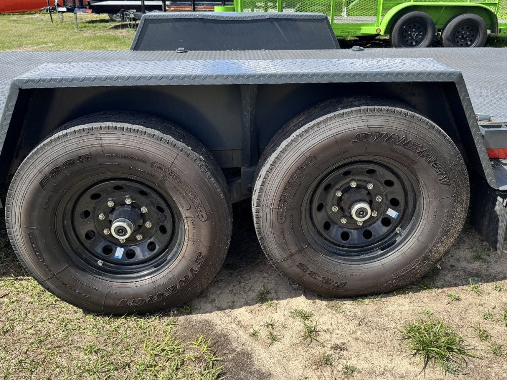 24' x 83" Covered Wagon Equipment Trailers - Low Profile Equipment Trailers - TrailerSwap