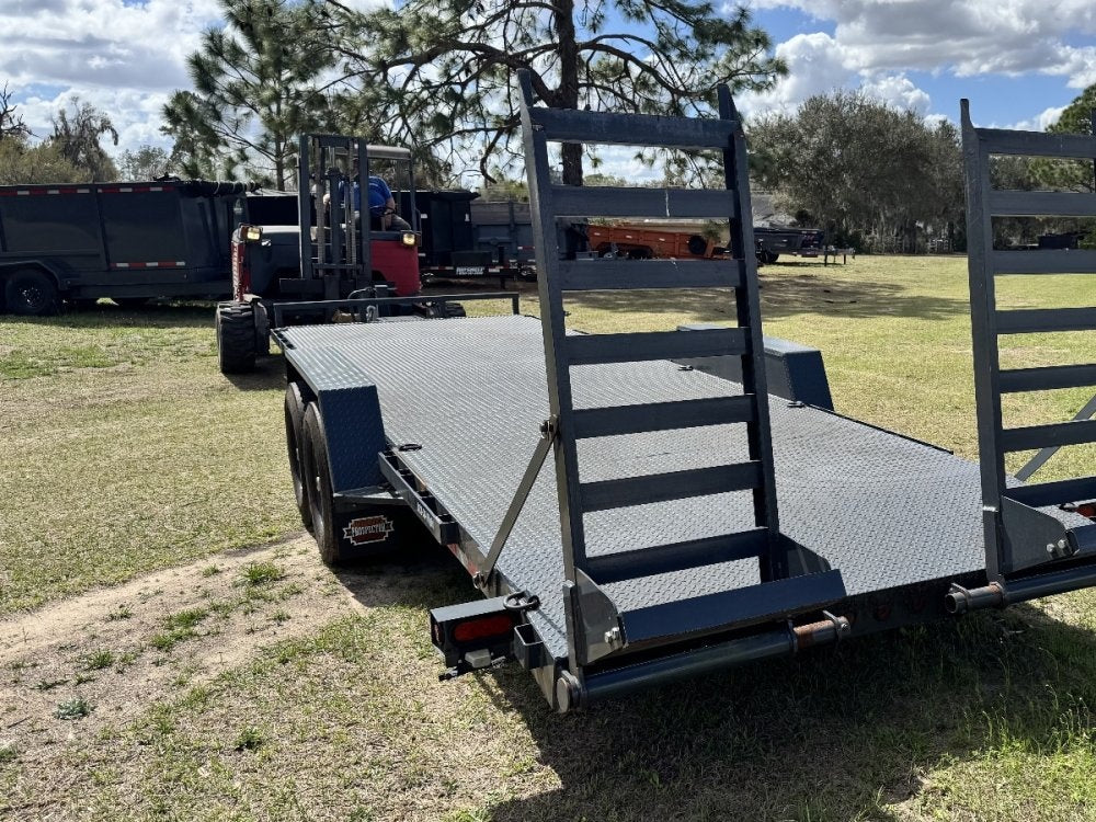 24' x 83" Covered Wagon Equipment Trailers - Low Profile Equipment Trailers - TrailerSwap