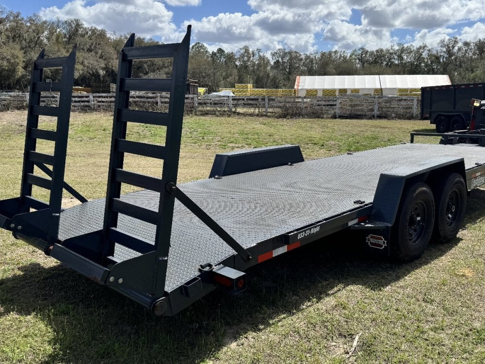 24' x 83" Covered Wagon Equipment Trailers - Low Profile Equipment Trailers - TrailerSwap