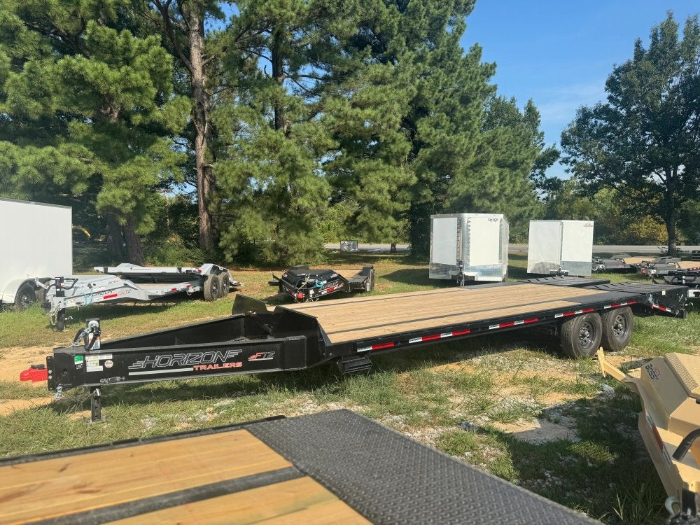 24'x102" Horizon FTZ BP Bumper Pull Deckover - Bumper Pull Deckover - TrailerSwap