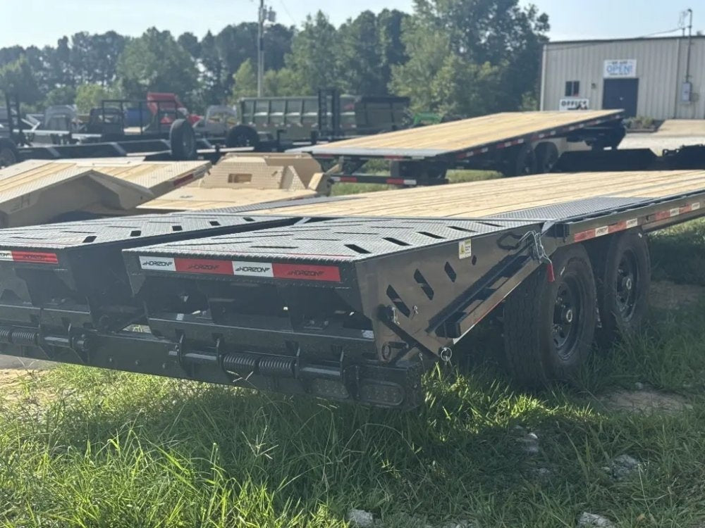 24'x102" Horizon FTZ BP Bumper Pull Deckover - Bumper Pull Deckover - TrailerSwap