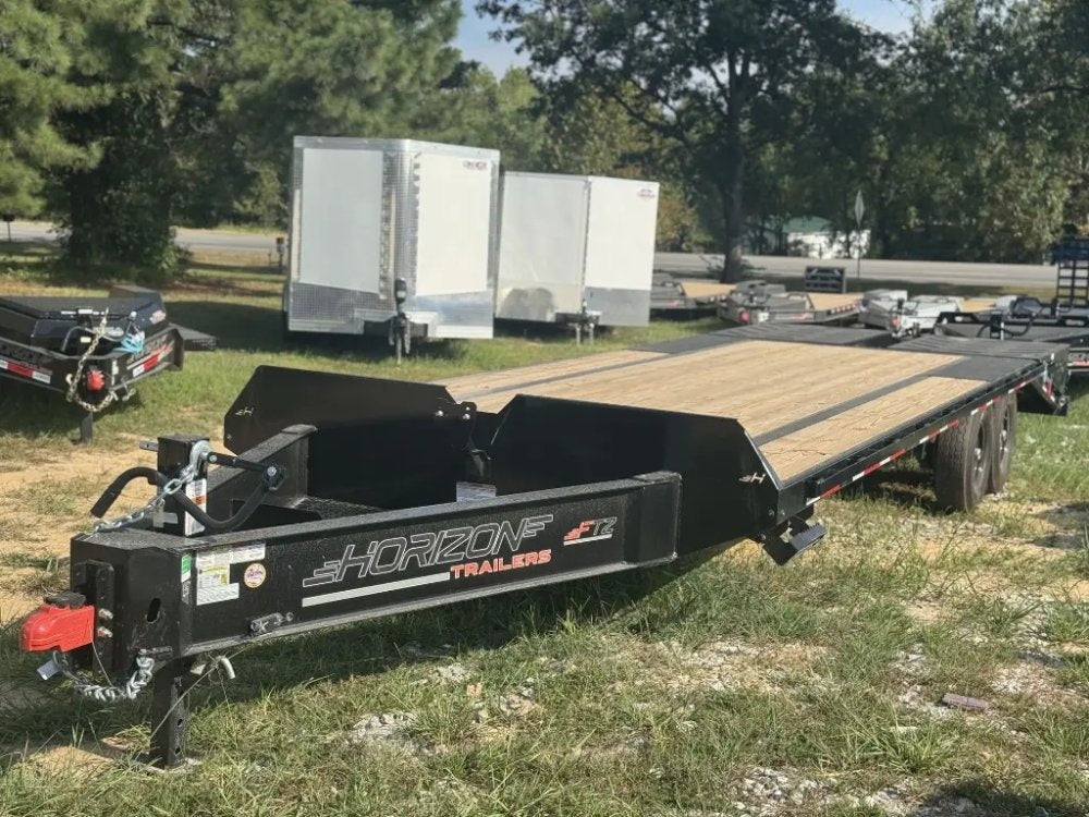 24'x102" Horizon FTZ BP Bumper Pull Deckover - Bumper Pull Deckover - TrailerSwap