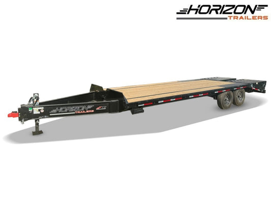 24'x102" Horizon FTZ BP Bumper Pull Deckover - Bumper Pull Deckover - TrailerSwap