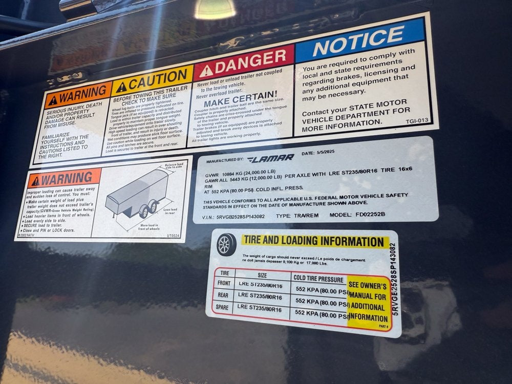 25' FD Gooseneck Mega Ramps 12k Axles Rhino Ramps - Dual Wheel Deckover - DO 12K MR - TrailerSwap