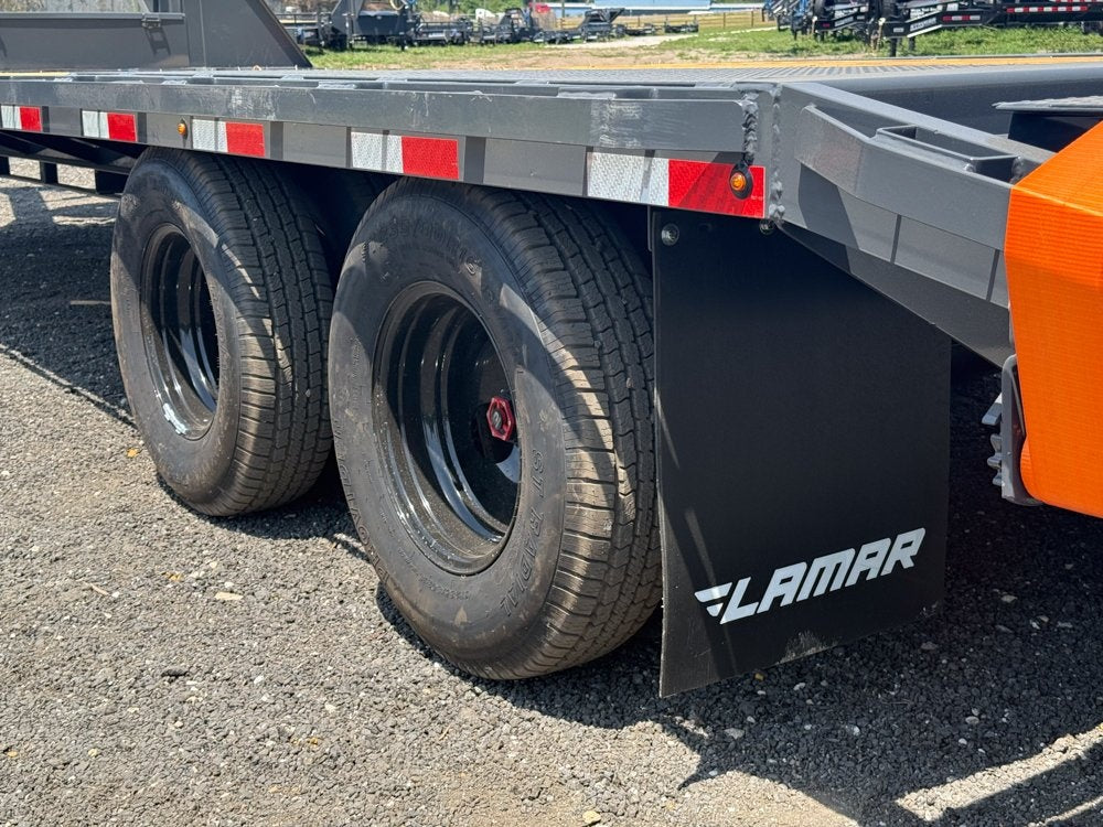 25' FD Gooseneck Mega Ramps 12k Axles Rhino Ramps - Dual Wheel Deckover - DO 12K MR - TrailerSwap