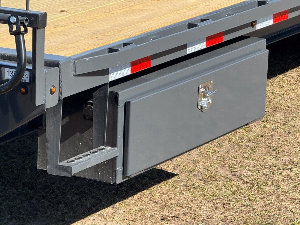 26' FA Bumper Pull Deckover Tilt - 8k Axles - 16 Ply Tires with Spare - Deckover Tilt - TrailerSwap