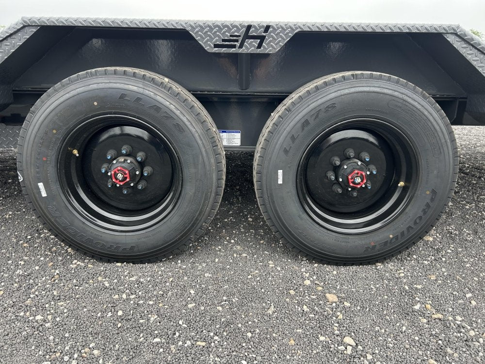 26' Horizon HET Gooseneck Equipment Tilt Trailer Drive Over Fenders - (2) 10K Axles - Equipment Tilt - TrailerSwap