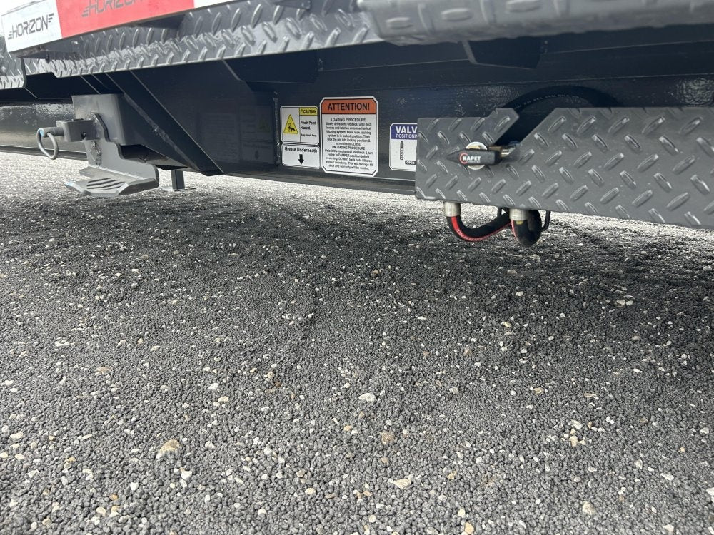 26' Horizon HET Gooseneck Equipment Tilt Trailer Drive Over Fenders - (2) 10K Axles - Equipment Tilt - TrailerSwap
