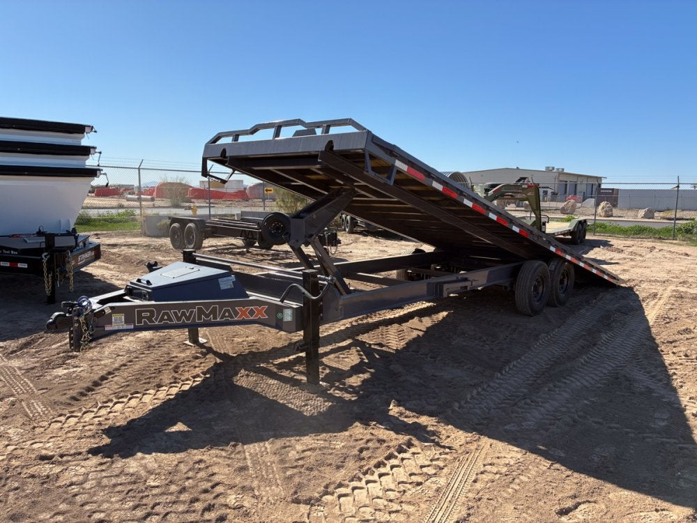 26' RawMaxx DTX Deckover Tilt Trailer - (2) 8k Axles - Deckover Trailers - Deckover Tilt - Stryker Dealership Group