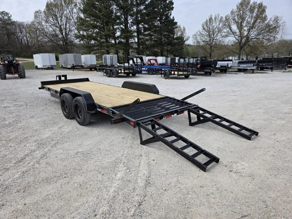 20' Equipment Trailer Texas Bragg Boss 3' Dove 16k GVWR 252333