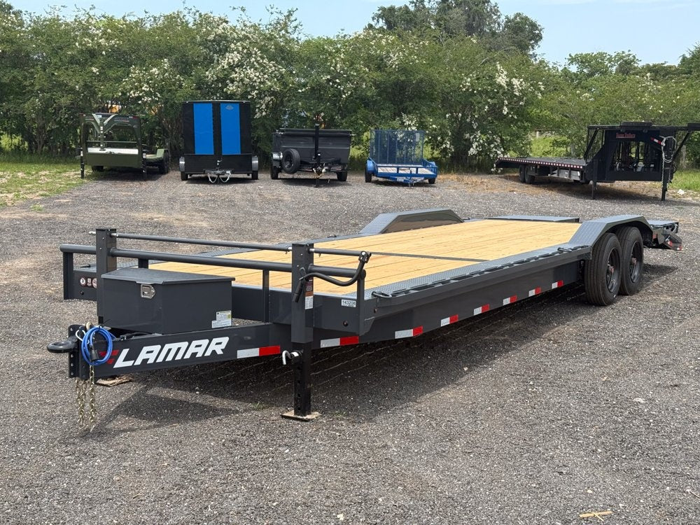 28' H8 Pintle Hitch Mega Ramps 8K Axles - Pintle Hitch Equipment - TrailerSwap