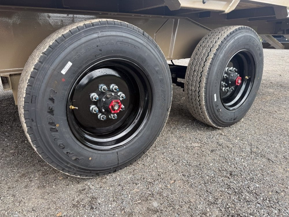 28' Horizon FFT Gooseneck Full Deckover TIlt Trailer - (2) 10K Axles - Super Single Deckover - TrailerSwap
