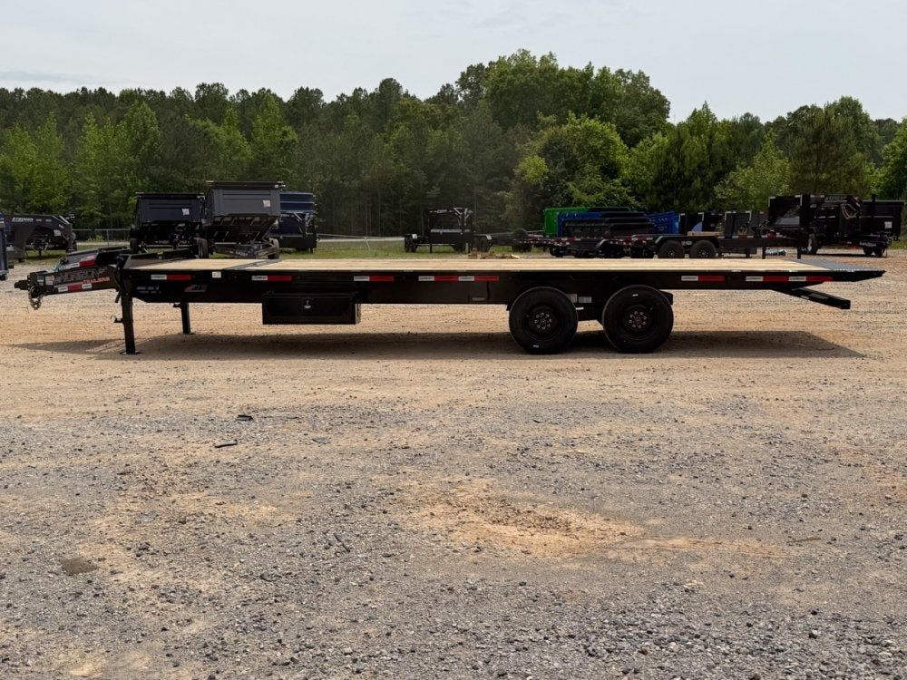28' Horizon FTS Bumper Pull Hydraulic Deckover Tilt Trailer - 10K Axles - Deckover Tilt - TrailerSwap