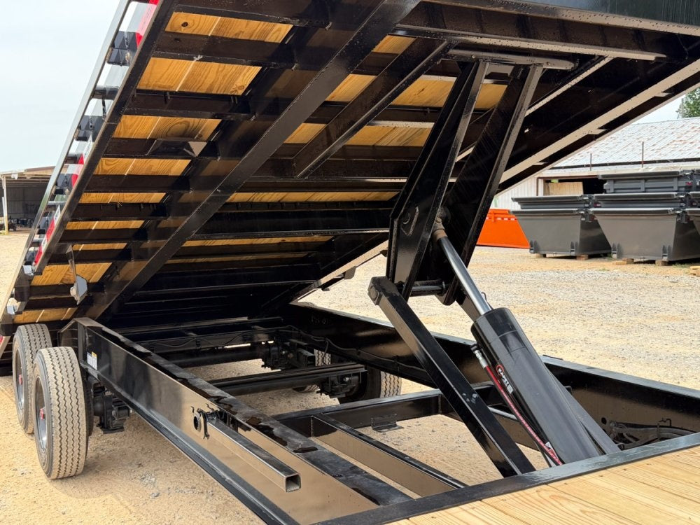 28' Horizon FTS Bumper Pull Hydraulic Deckover Tilt Trailer - 10K Axles - Deckover Tilt - TrailerSwap