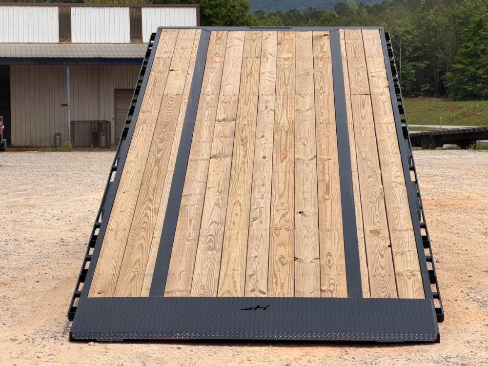 28' Horizon FTS Bumper Pull Hydraulic Deckover Tilt Trailer - 10K Axles - Deckover Tilt - TrailerSwap