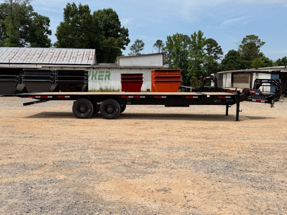 28' Horizon FTS Bumper Pull Hydraulic Deckover Tilt Trailer - 10K Axles - Deckover Tilt - TrailerSwap