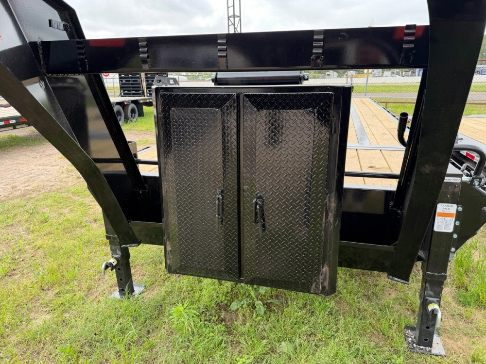 28' Horizon FTS Gooseneck Hydraulic Deckover Tilt Trailer - 10K Axles - Deckover Tilt - TrailerSwap