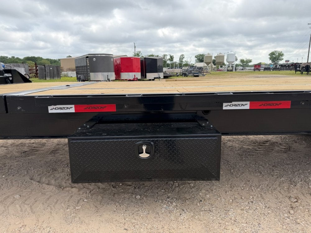28' Horizon FTS Gooseneck Hydraulic Deckover Tilt Trailer - 10K Axles - Deckover Tilt - TrailerSwap