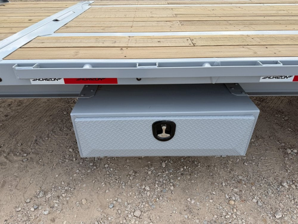 28' Horizon FTS Gooseneck Hydraulic Deckover Tilt Trailer - 10K Axles - Deckover Tilt - TrailerSwap