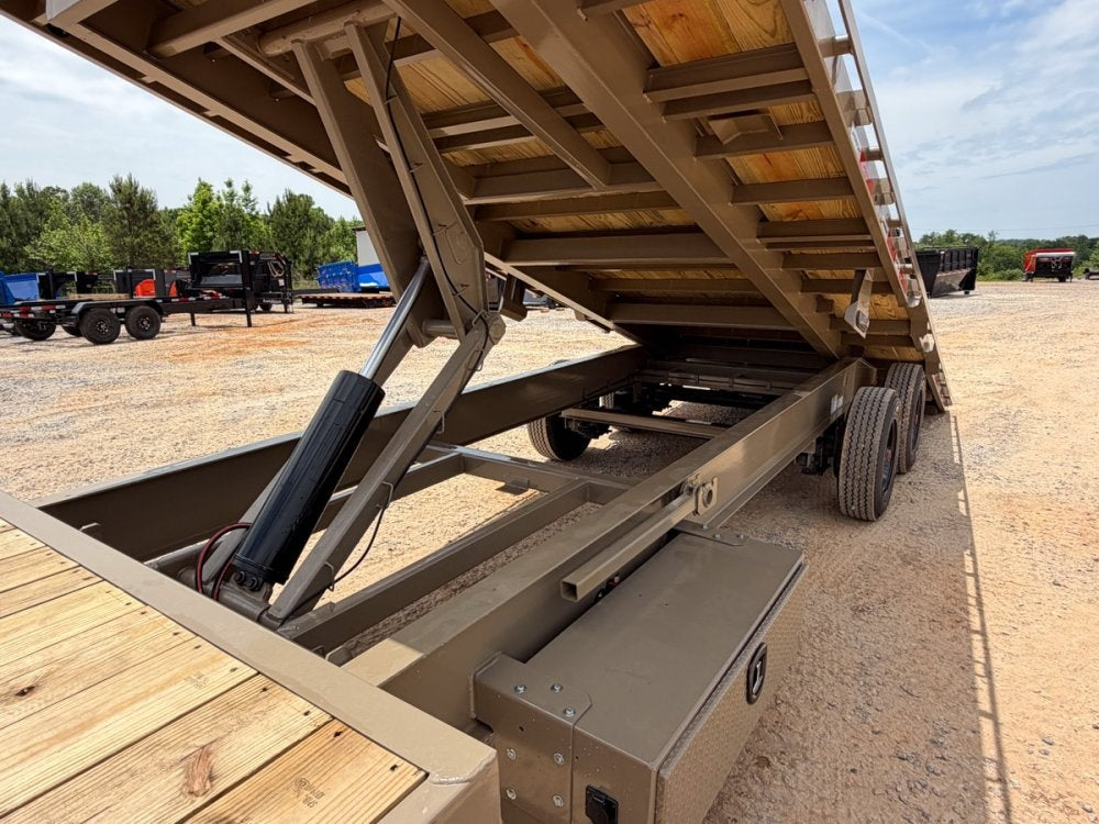 28' Horizon FTS Gooseneck Hydraulic Deckover Tilt Trailer - 10K Axles - Deckover Tilt - TrailerSwap