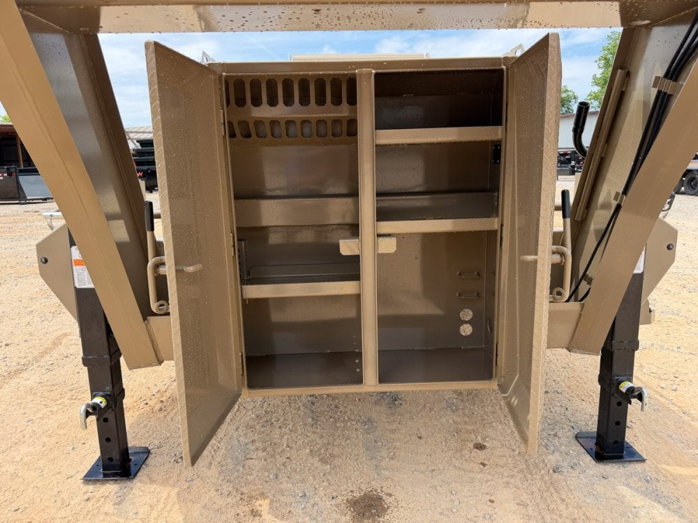 28' Horizon FTS Gooseneck Hydraulic Deckover Tilt Trailer - 10K Axles - Deckover Tilt - TrailerSwap